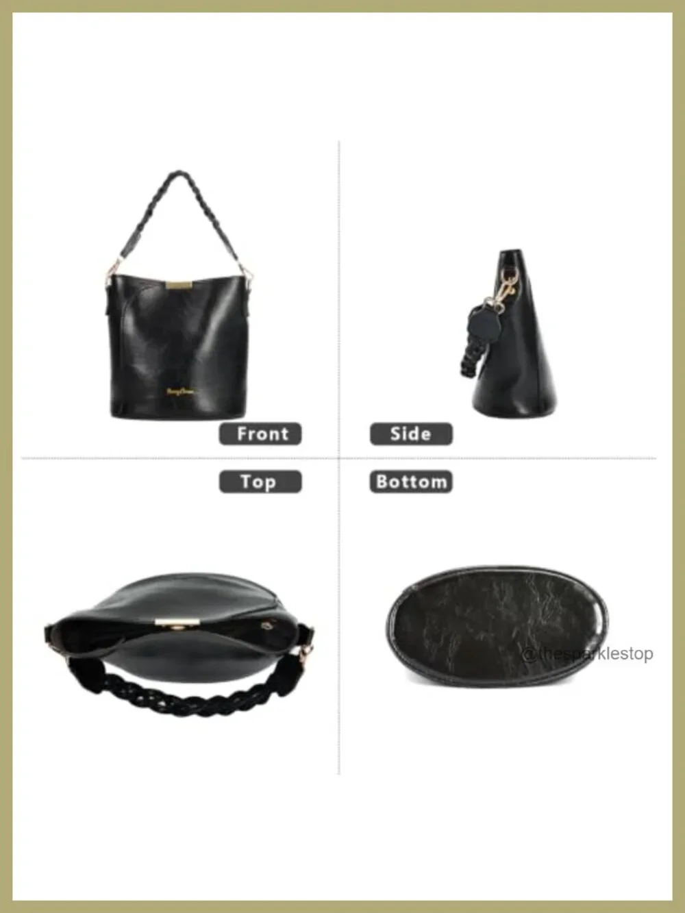 Vegan Leather Crossbody Bag with Adjustable Strap | Women's Handbag